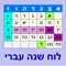 Hebrew Calendar show hebrew and gregorian date on one screen