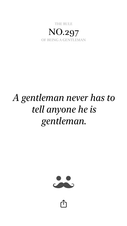 rule of a gentleman quotes