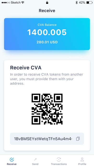 CYVA Wallet screenshot 2