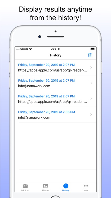 QR Reader - Simple QR Reader screenshot-3
