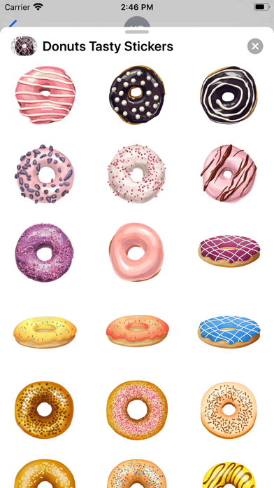 Donuts Tasty Stickers screenshot 3