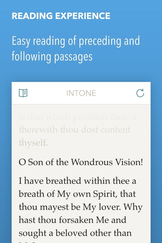 Intone – The Bahá'í Writings screenshot 2