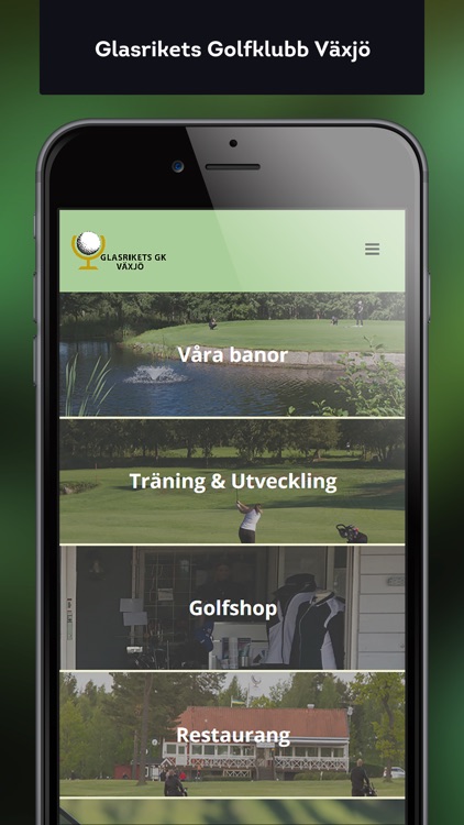 Glasrikets Golfklubb Växjö