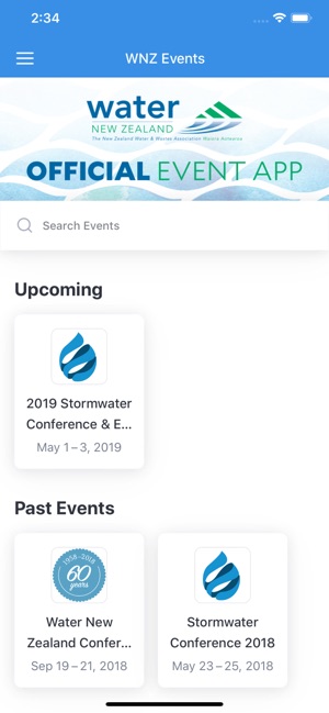 Water New Zealand Event App(圖1)-速報App