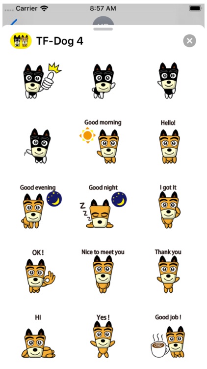 TF-Dog 4 Stickers screenshot-3