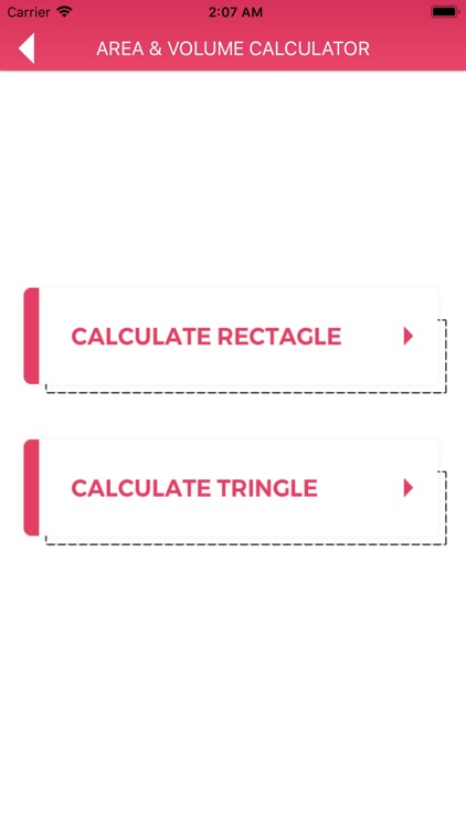 AREA - VOLUME CALCULATOR