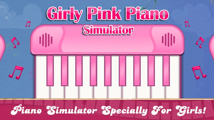 Girly Pink Piano Simulator