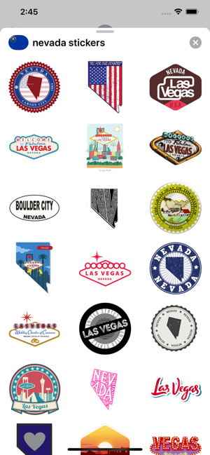 Nevada emojis - USA stickers(圖1)-速報App