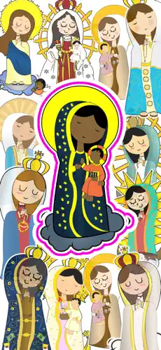 Image 1 Stickers de la Virgen María iphone