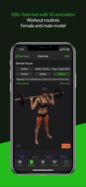 Gymaholic Workout Tracker On The App Store