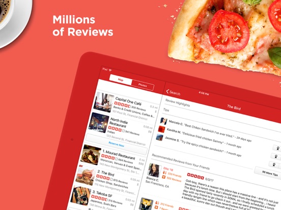 iPad Image of Yelp-Food & Services Around Me