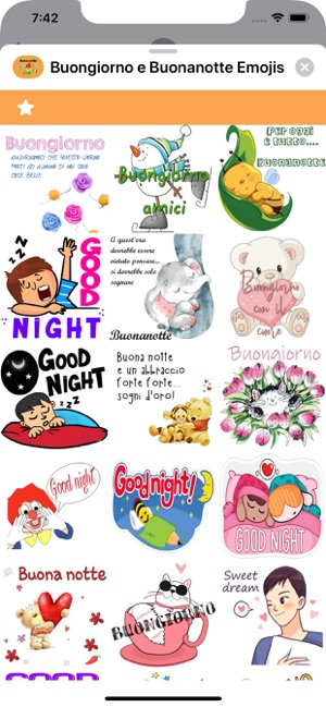 Buongiorno e Buonanotte Emojis(圖1)-速報App