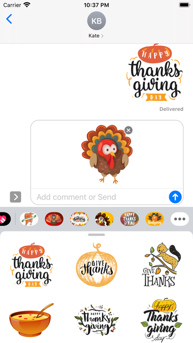 Thanksgiving Countdown · Emo screenshot 2