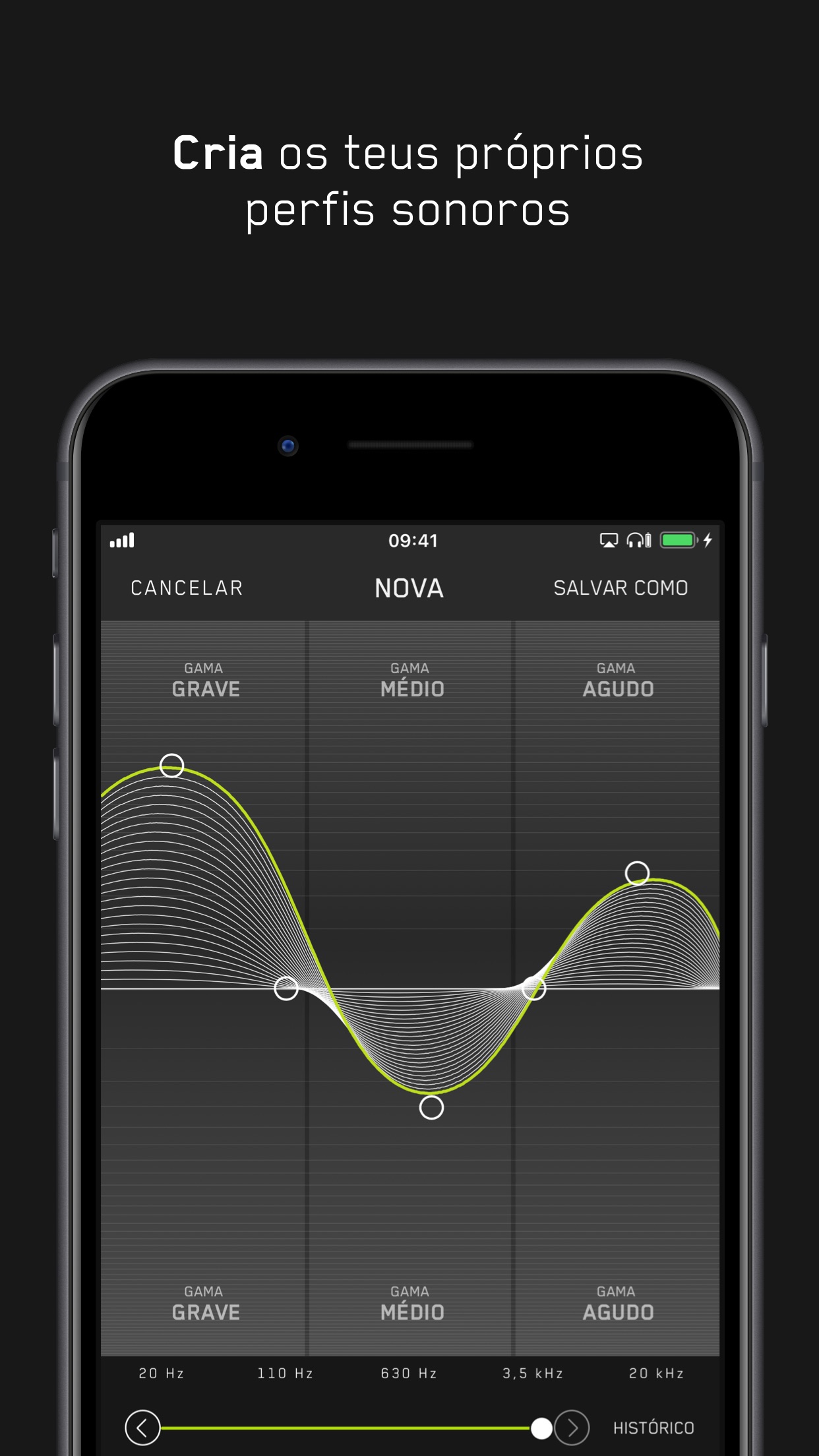 Screenshot do app Jaybird MySound