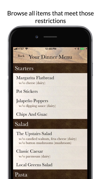Menu Mod Employee
