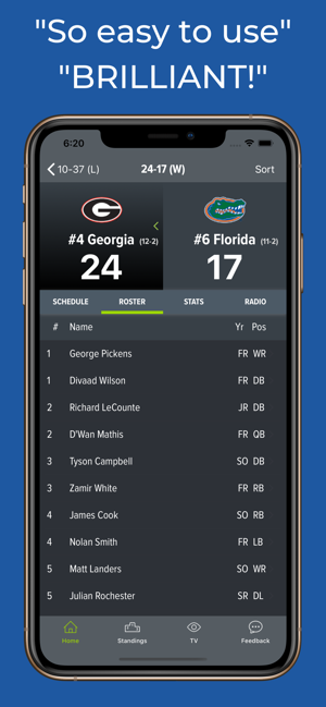 Georgia Football Schedules(圖3)-速報App