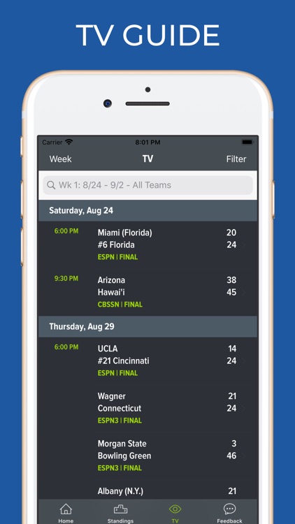 Oklahoma Football Schedules screenshot-6