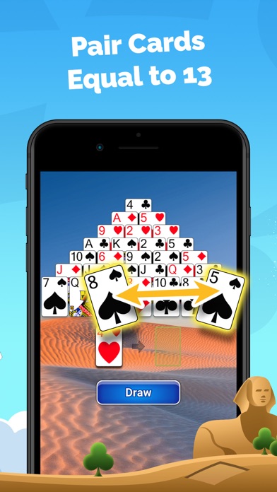 Pyramid Solitaire - Card Game Screenshot 2