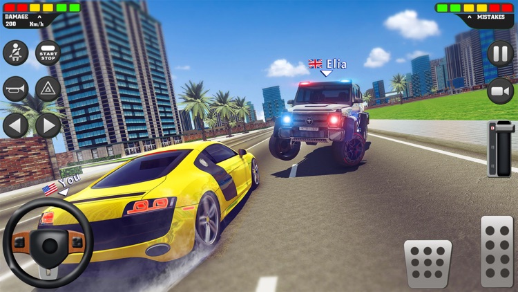 City Car Driving School Sim 3D screenshot-6