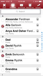 contacts list pro iphone screenshot 3