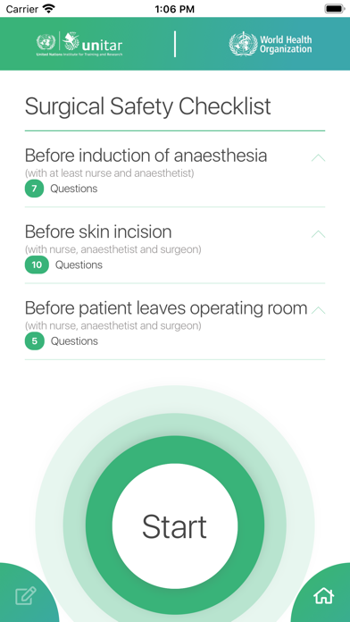 WHO Surgical Safety Checklist screenshot 3