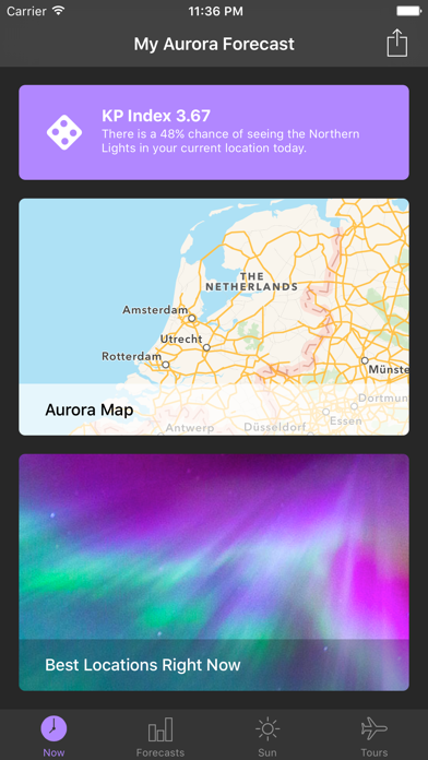 My Aurora Forecast Pro Screenshot 1