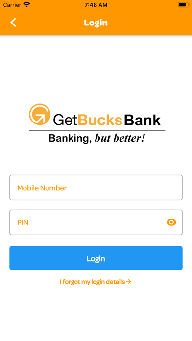 How to cancel & delete GetBucks Mobile Banking from iphone & ipad 1