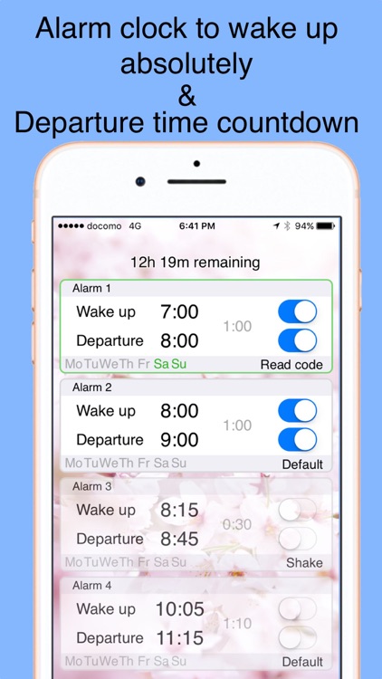 Wake up alarm -vamos-