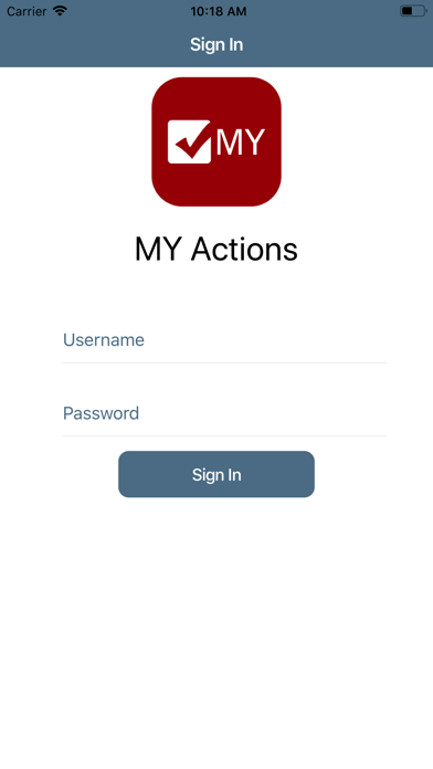 How to cancel & delete MY Actions from iphone & ipad 1