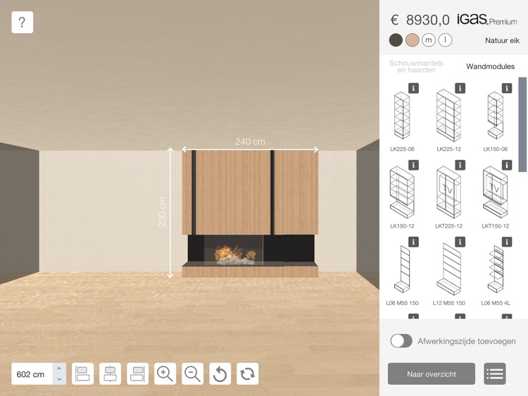 iWALL Fireplace + Wall Units