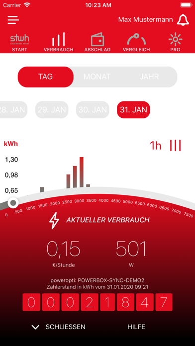 Stadtwerke Energiecheck screenshot 4