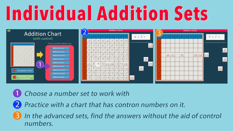 Montessori Addition Charts screenshot-4