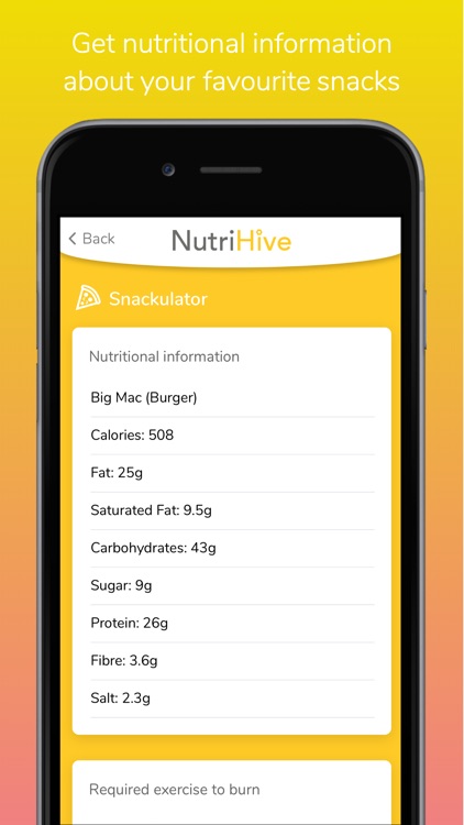 Nutrihive Snackulator