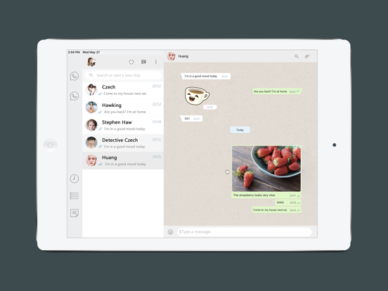 Messenger for WhatsApp on iPadのおすすめ画像1