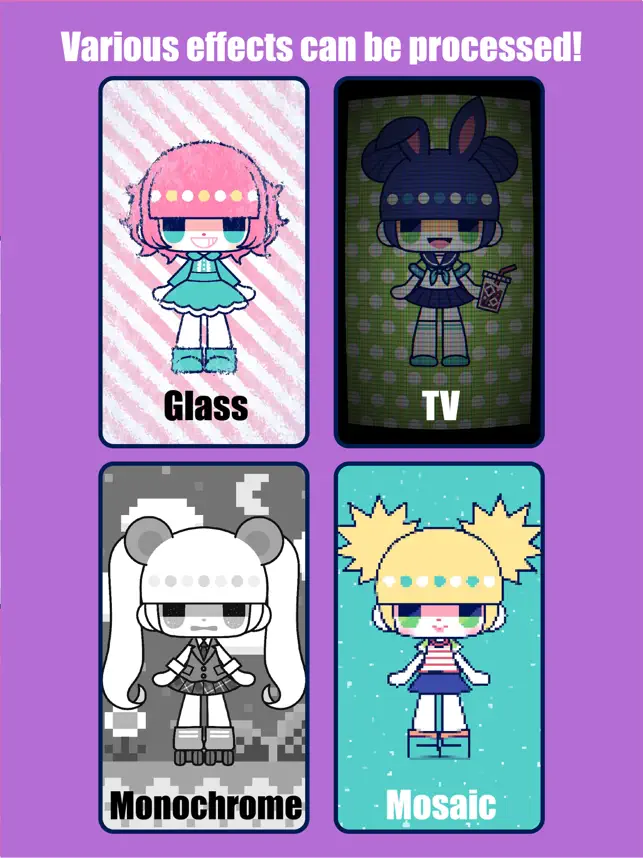 Captura de Pantalla 6 CustomTiyoko -Dress Up Game- iphone