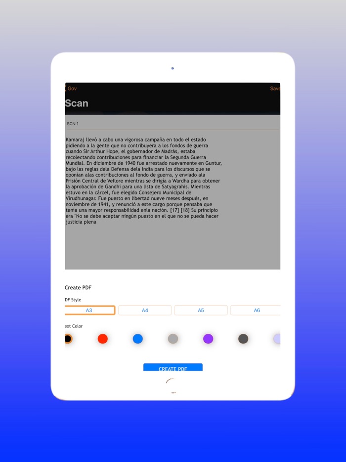 Cam Scanner  Spanish Pro
