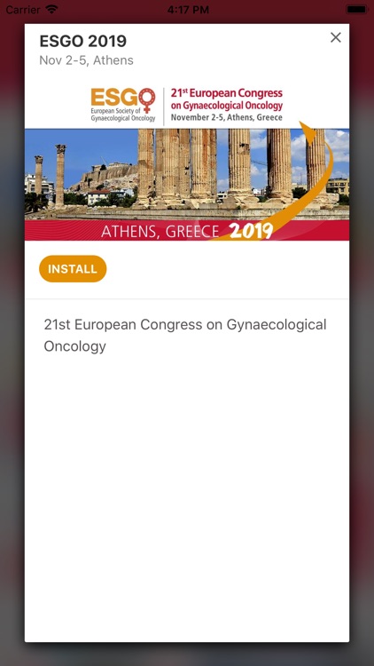 ESGO Gynae Oncology Events