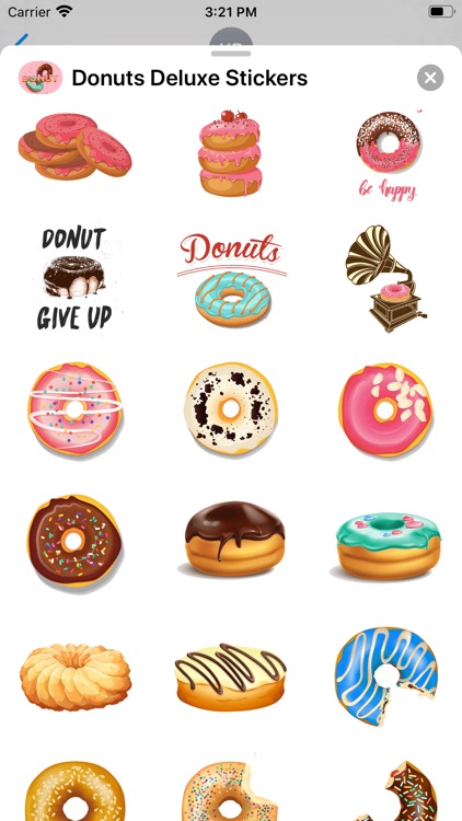 Donuts Deluxe Stickers