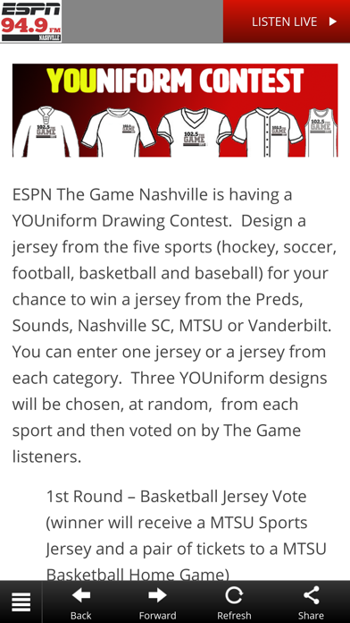 How to cancel & delete ESPN The Game Nashville from iphone & ipad 2
