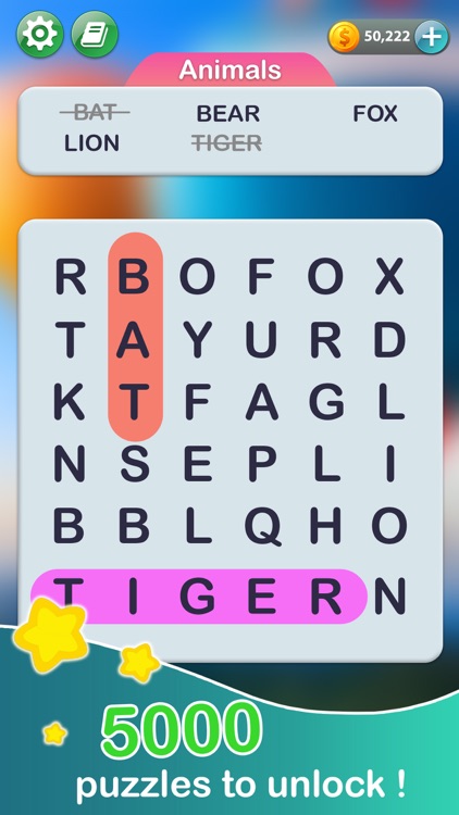Word Search Puzzle-Word Hidden