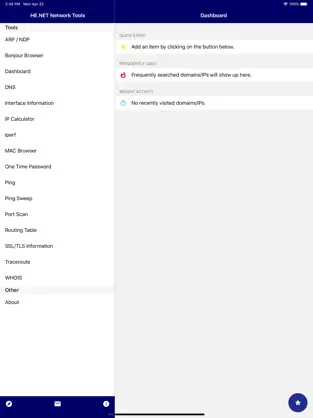 Screenshot 1 HE.NET Network Tools iphone