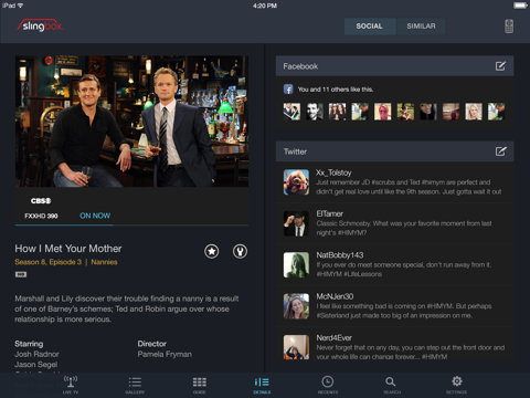 SlingPlayer for iPad screenshot 4