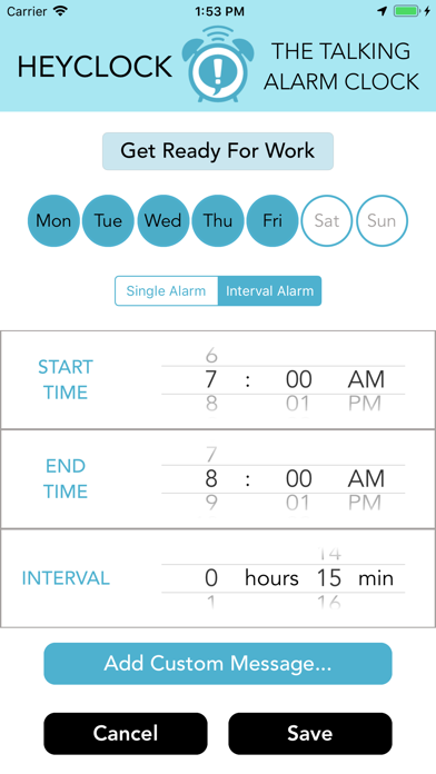 HeyClock screenshot 2