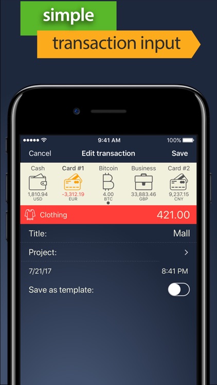 Money manager expense budget screenshot-7