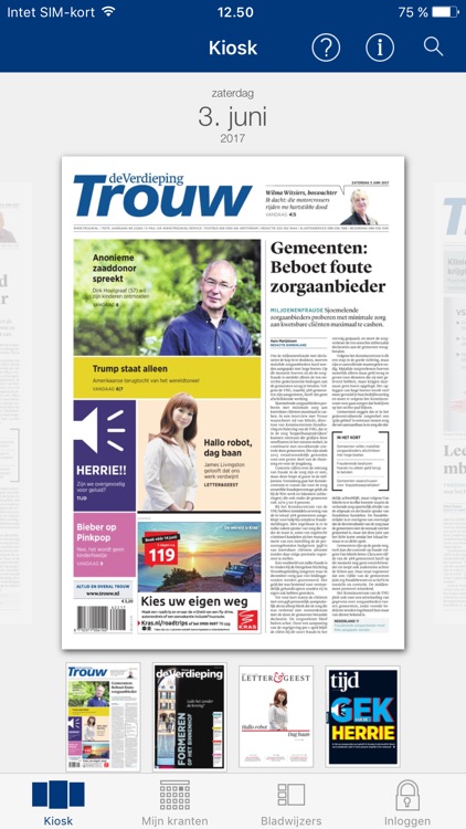 Trouw digitale krant