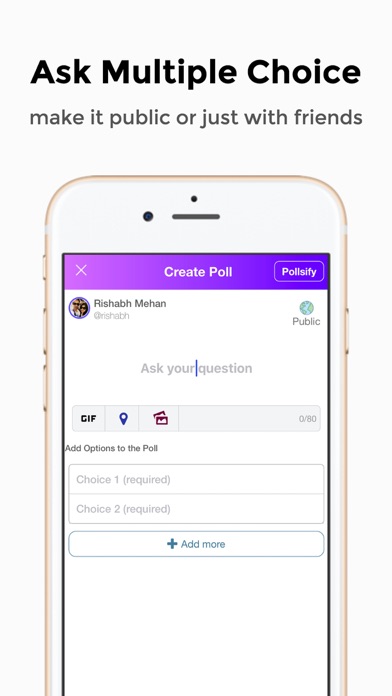 Pollsify - Polls with friends screenshot 4