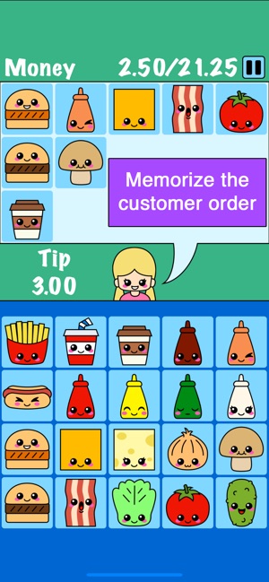 Burger Memory Game(圖1)-速報App