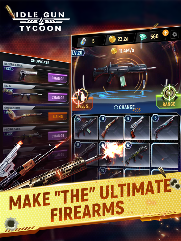 iPad Image of Idle Gun Tycoon