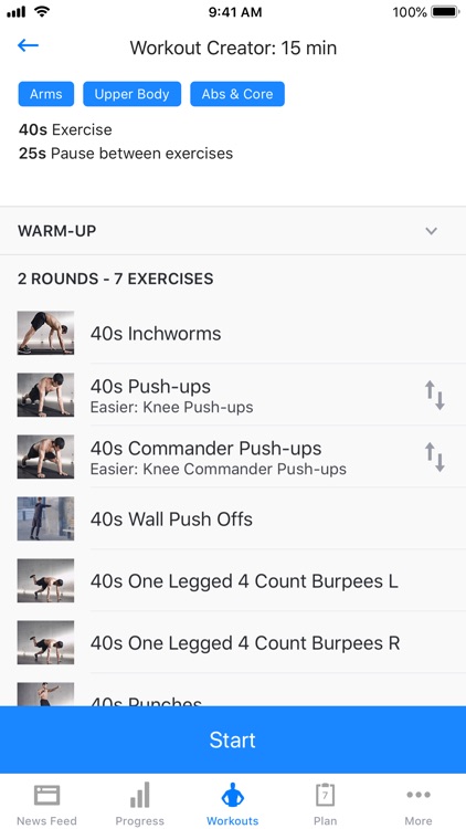 Runtastic Results Bodyweight screenshot-5