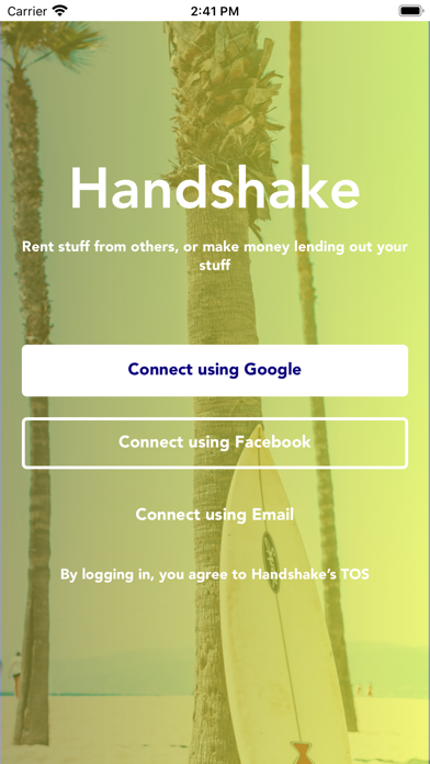 Handshake V/One screenshot 2